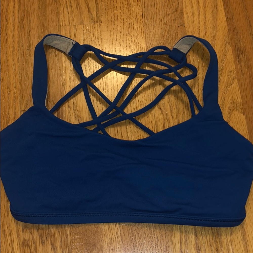 Lululemon Blue Sports Bra size 4